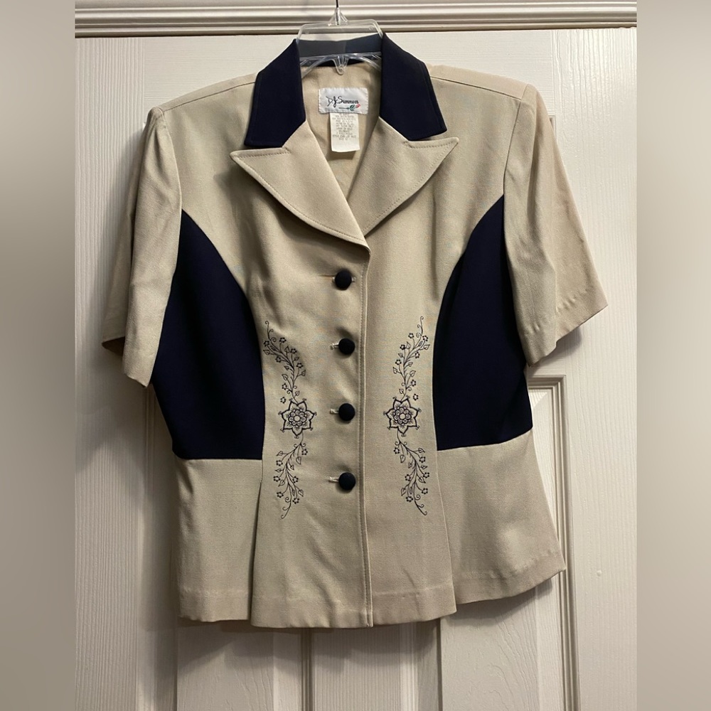 Vintage Y2K DJ Summers Women’s Jacket Sz 12 NWOT